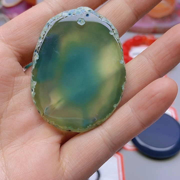 【闪购商品】玛瑙/玉髓珠宝半成品未镶嵌人**火
