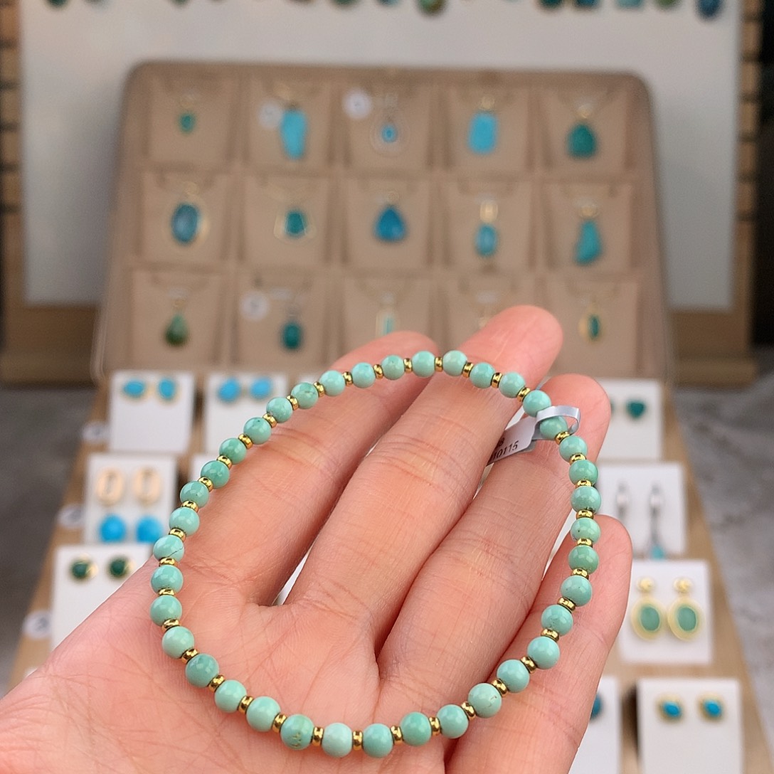 绿松石未镶嵌手链