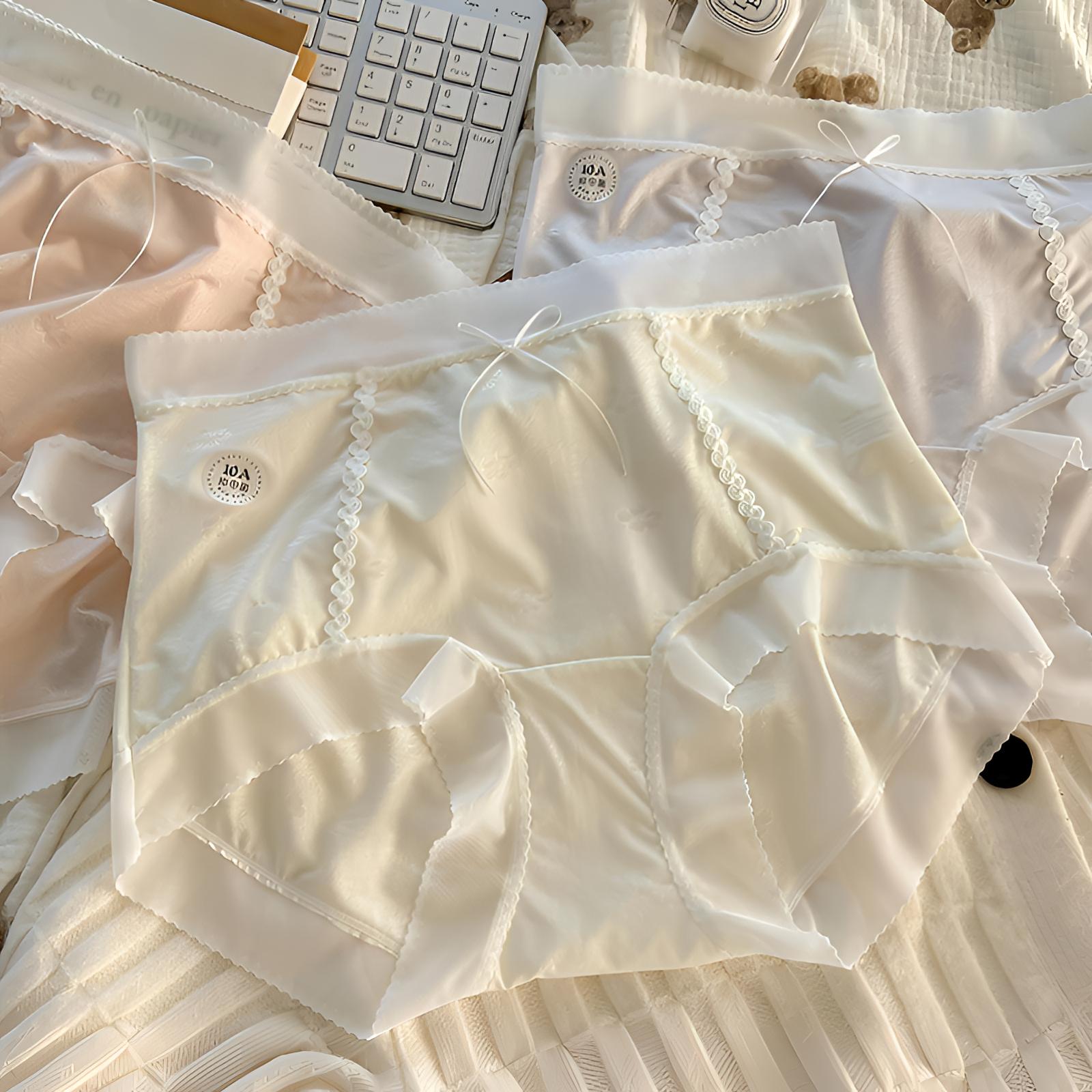 新款高腰超薄无痕舒适透气高弹收腹10A抑菌底裆大码胖妹妹内裤