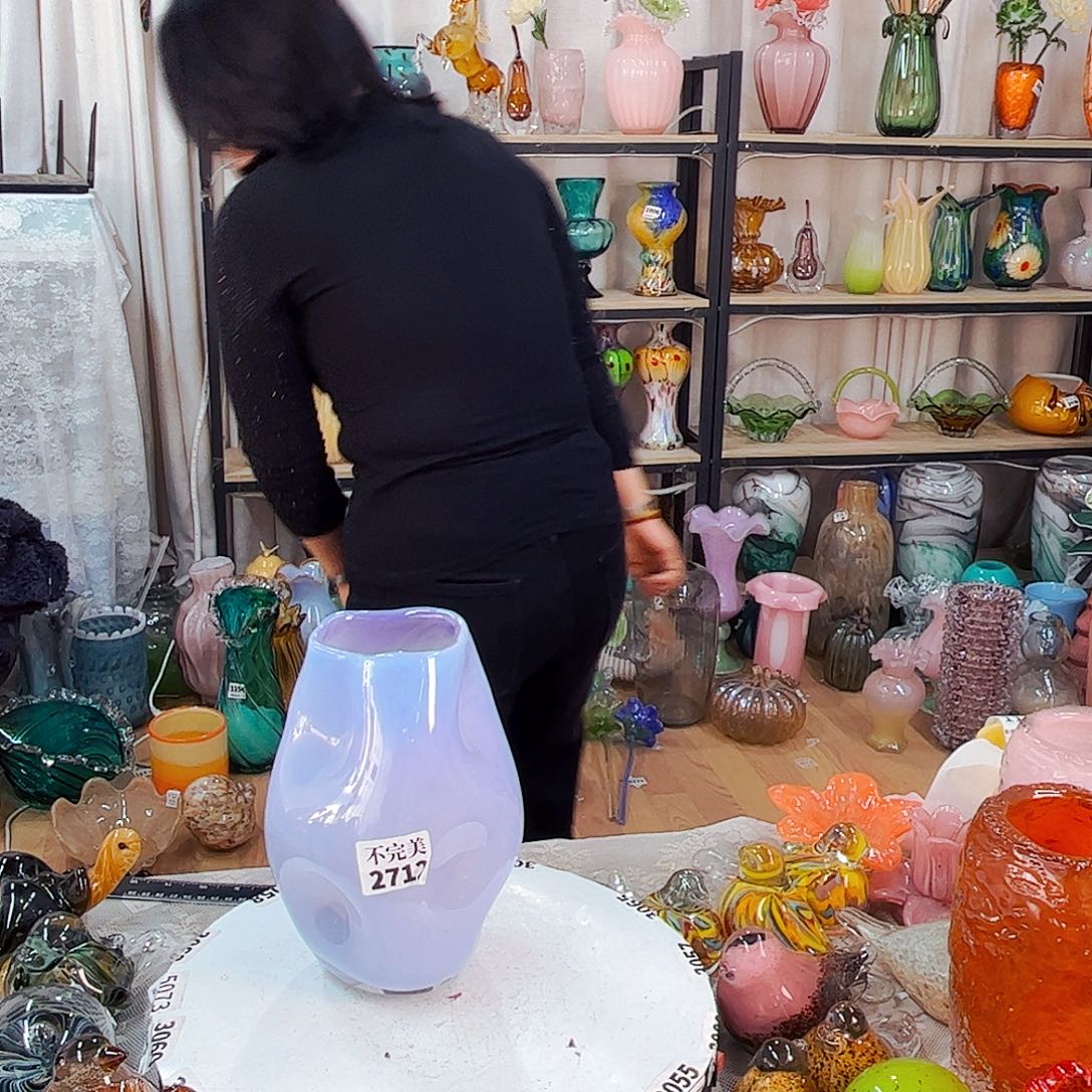 花瓶不完美家悦琉璃工艺品