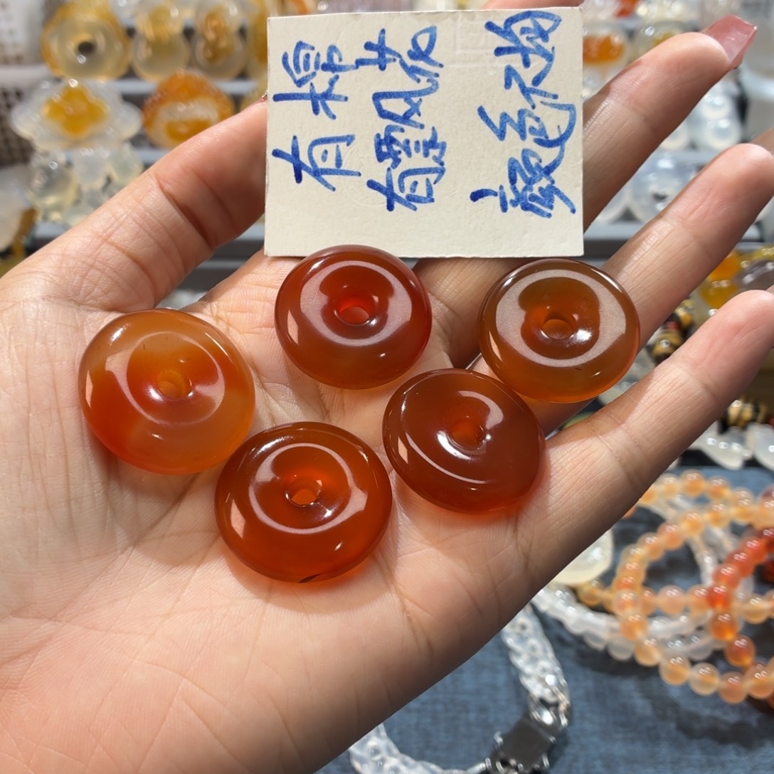 玛瑙/玉髓未镶嵌吊坠(不含链)