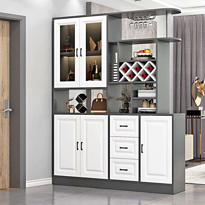 酒柜隔断柜客厅玄关柜鞋柜一体家用靠墙多功能门厅柜储物柜展示柜