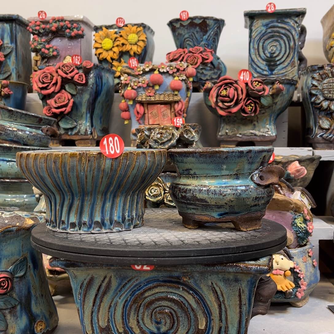 陶瓷微瑕180 号陶然花盆