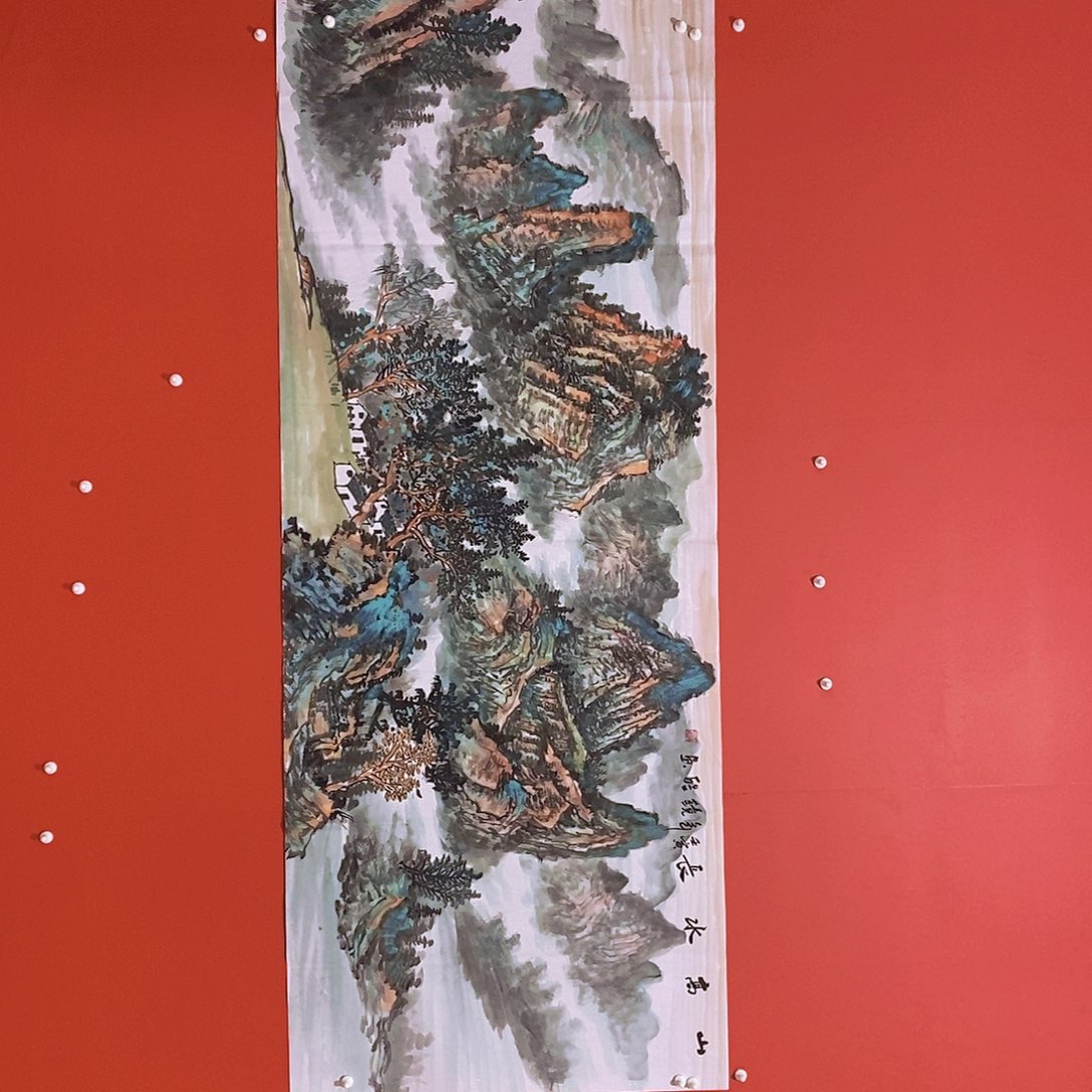 国画山水花鸟国画作品