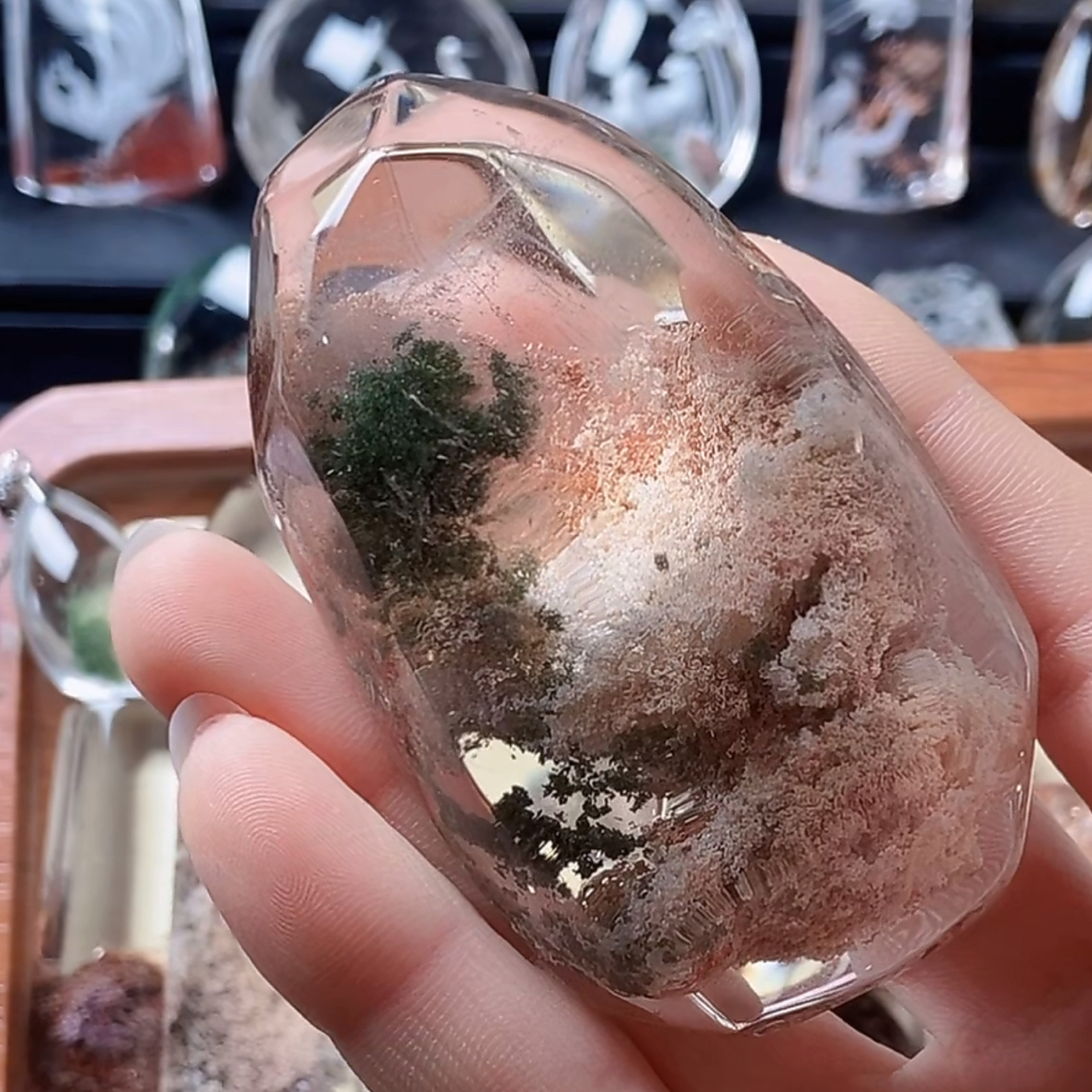 非金属皮质吊坠 大手把