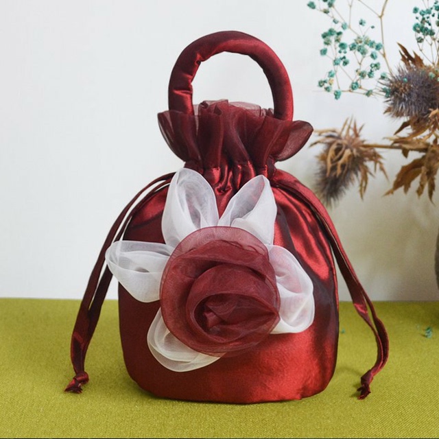 2025新款公主迷你手拎手提小包布包蕾丝女包零钱包钥匙手机包包