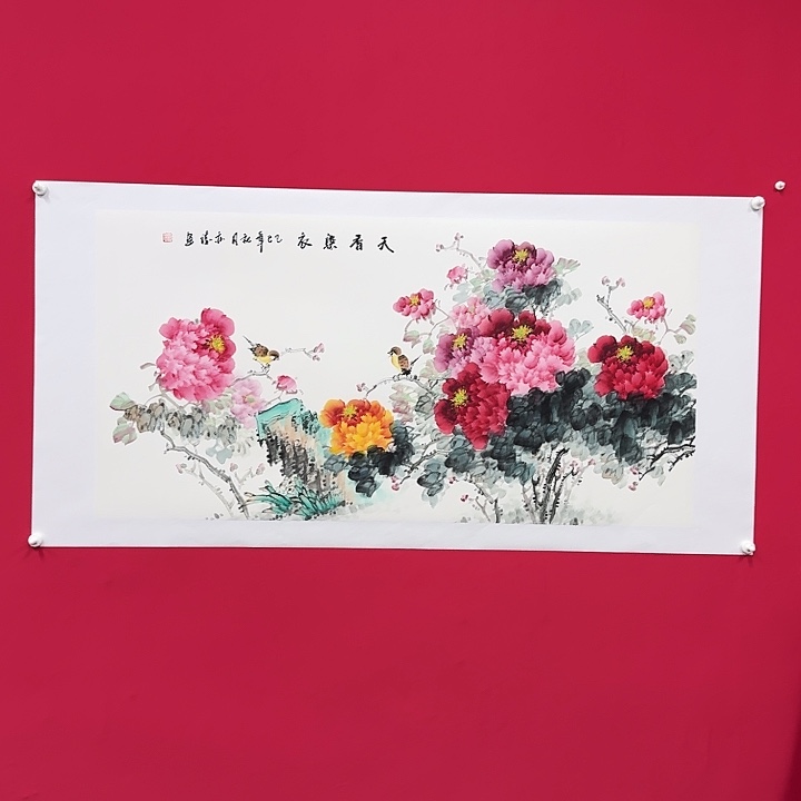 国画刘老师8平尺精品