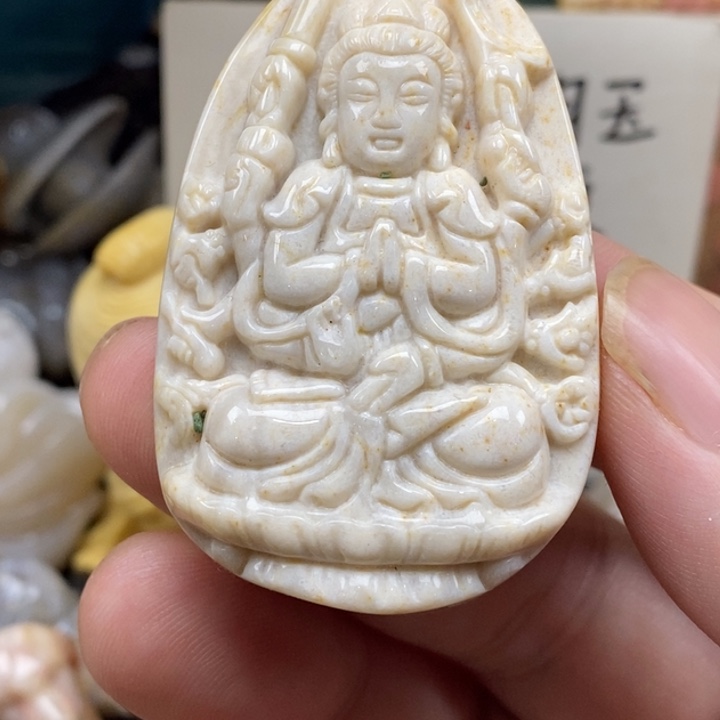 硅化珊瑚（珊瑚玉）未镶嵌颈饰