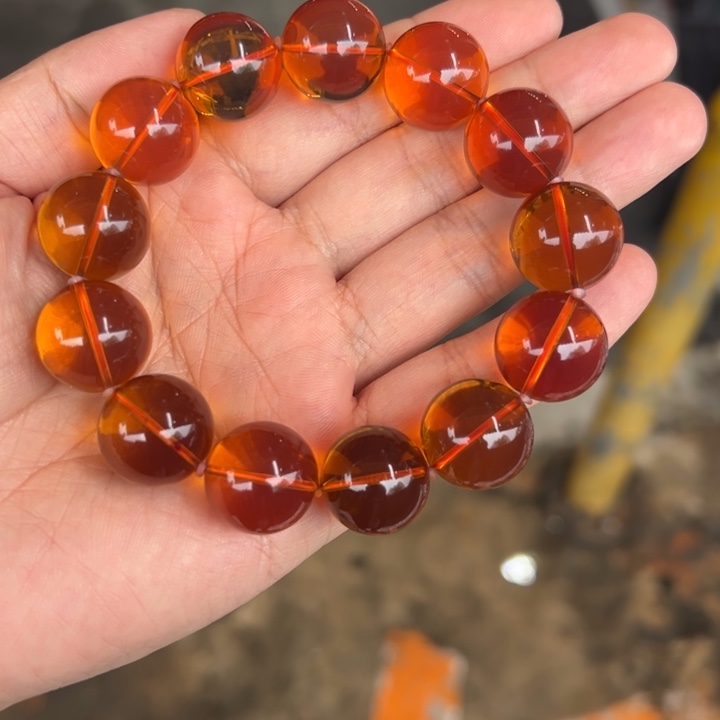 未镶嵌颈饰琥珀琥珀手串18mm