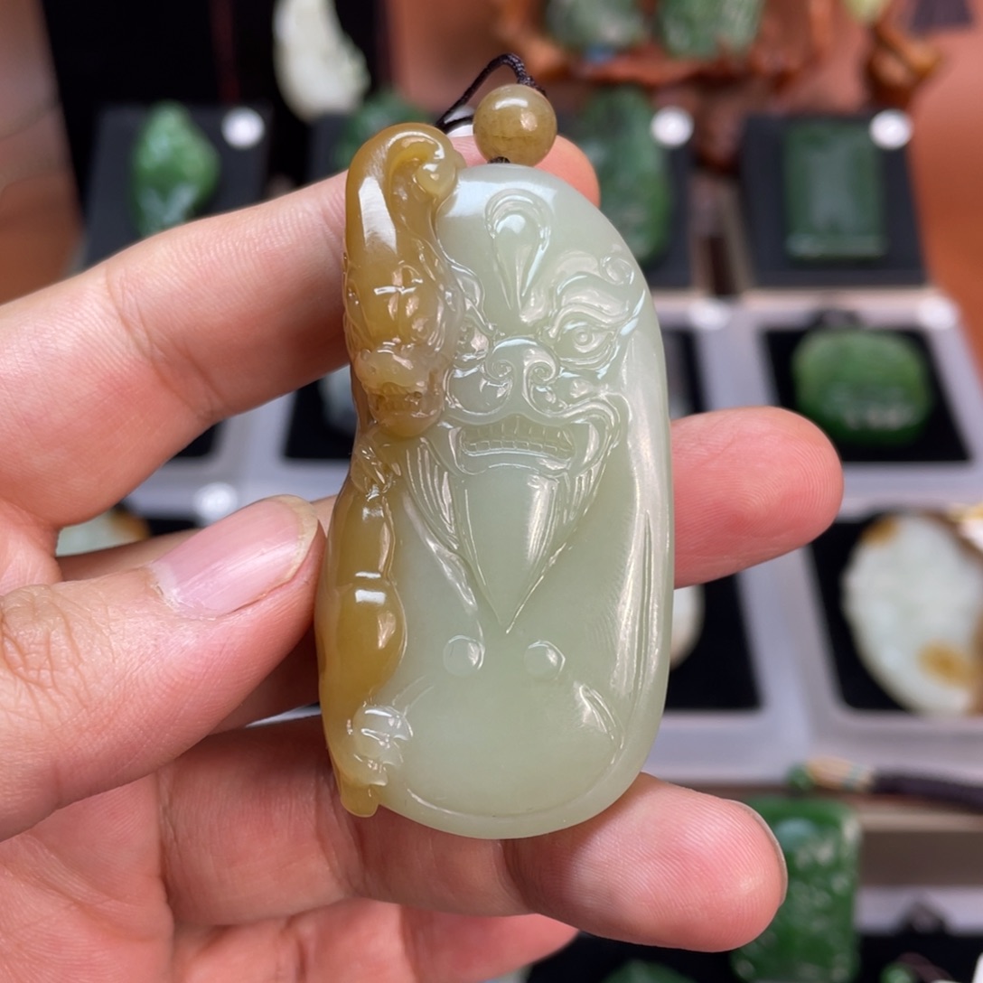 吊坠(不含链)未镶嵌和田玉