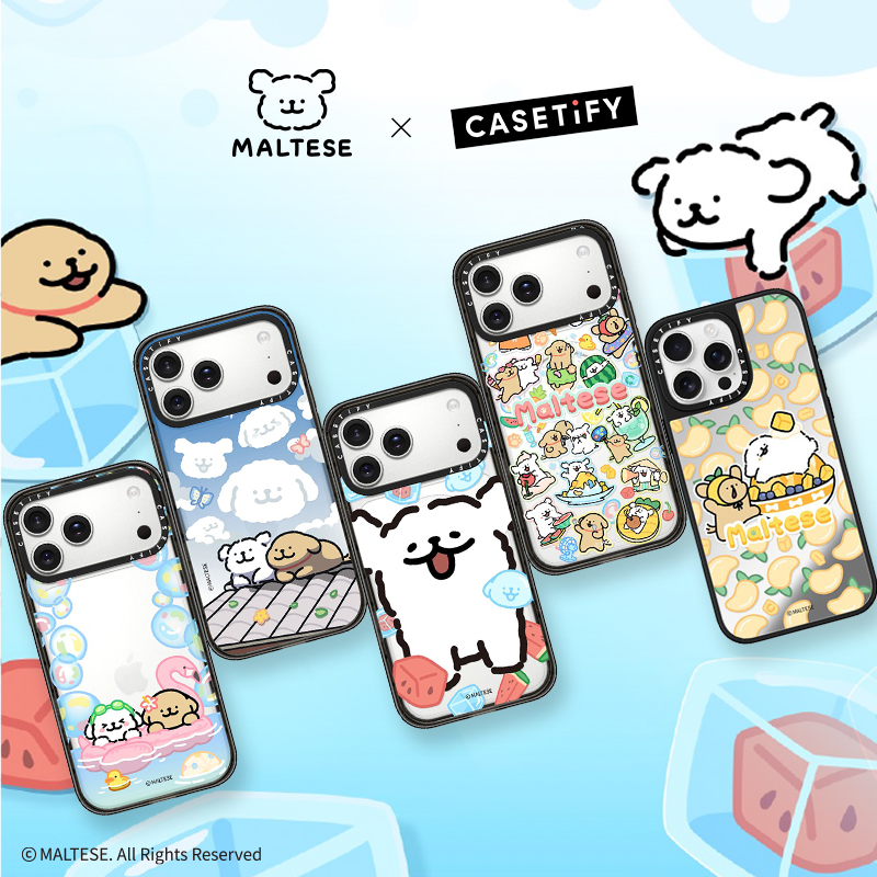 CASETiFY 线条小狗系列第二弹手机壳保护套防摔苹果iPhone16/17
