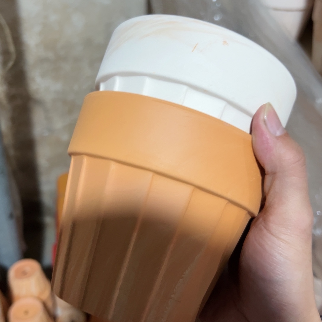 【闪购商品】红陶卡布奇诺风琴12口11高2个奶油