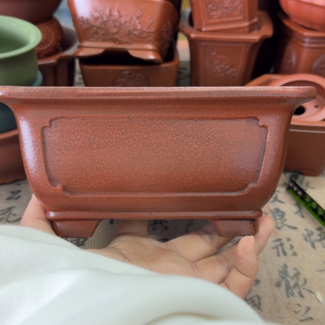 紫砂花盆宜兴紫砂正品17x7.5