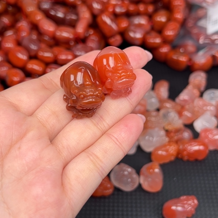 愛***豆南红玛瑙未镶嵌吊坠(不含链)