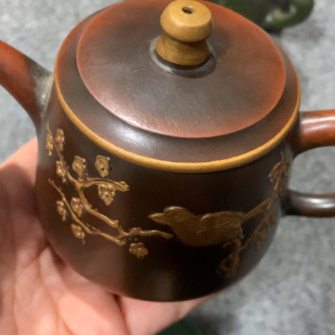 德***…茶壶紫砂陶瓷摆件爱好者摆件