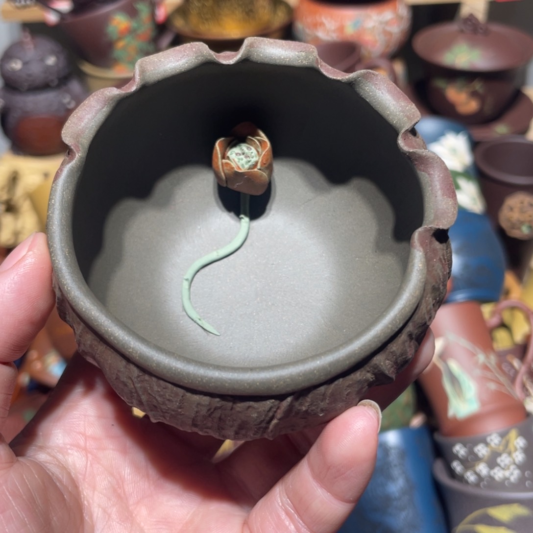 紫砂茶杯宜兴紫砂主人杯