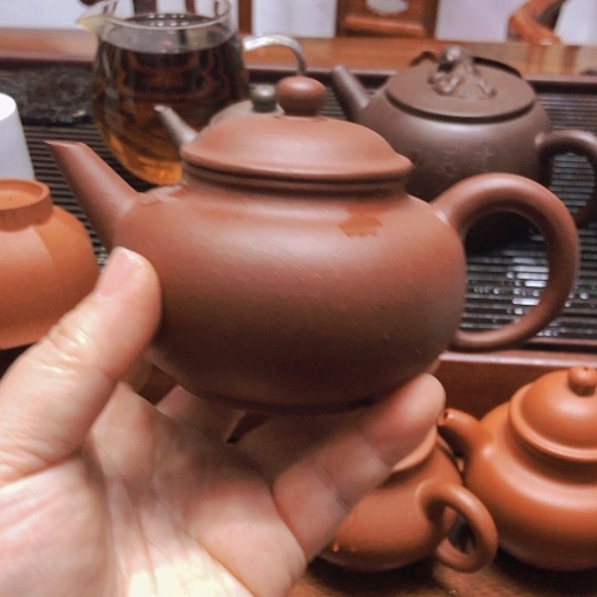 紫砂茶壶紫尼水平
