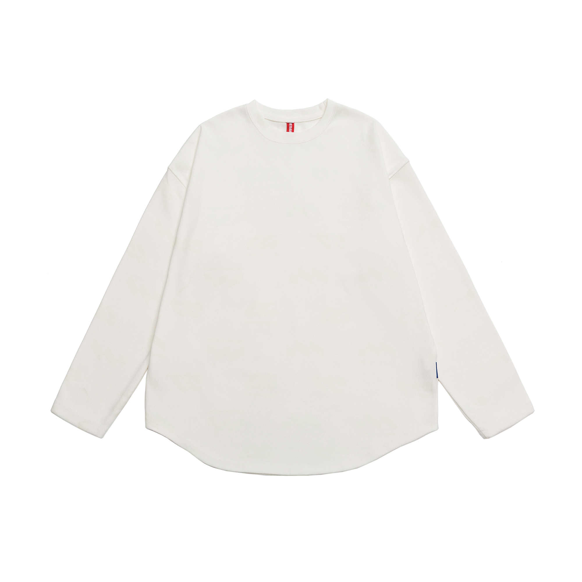 Medaigual 紫外线变色光感纯色圆领宽松打底衫男街头滑板长袖T恤