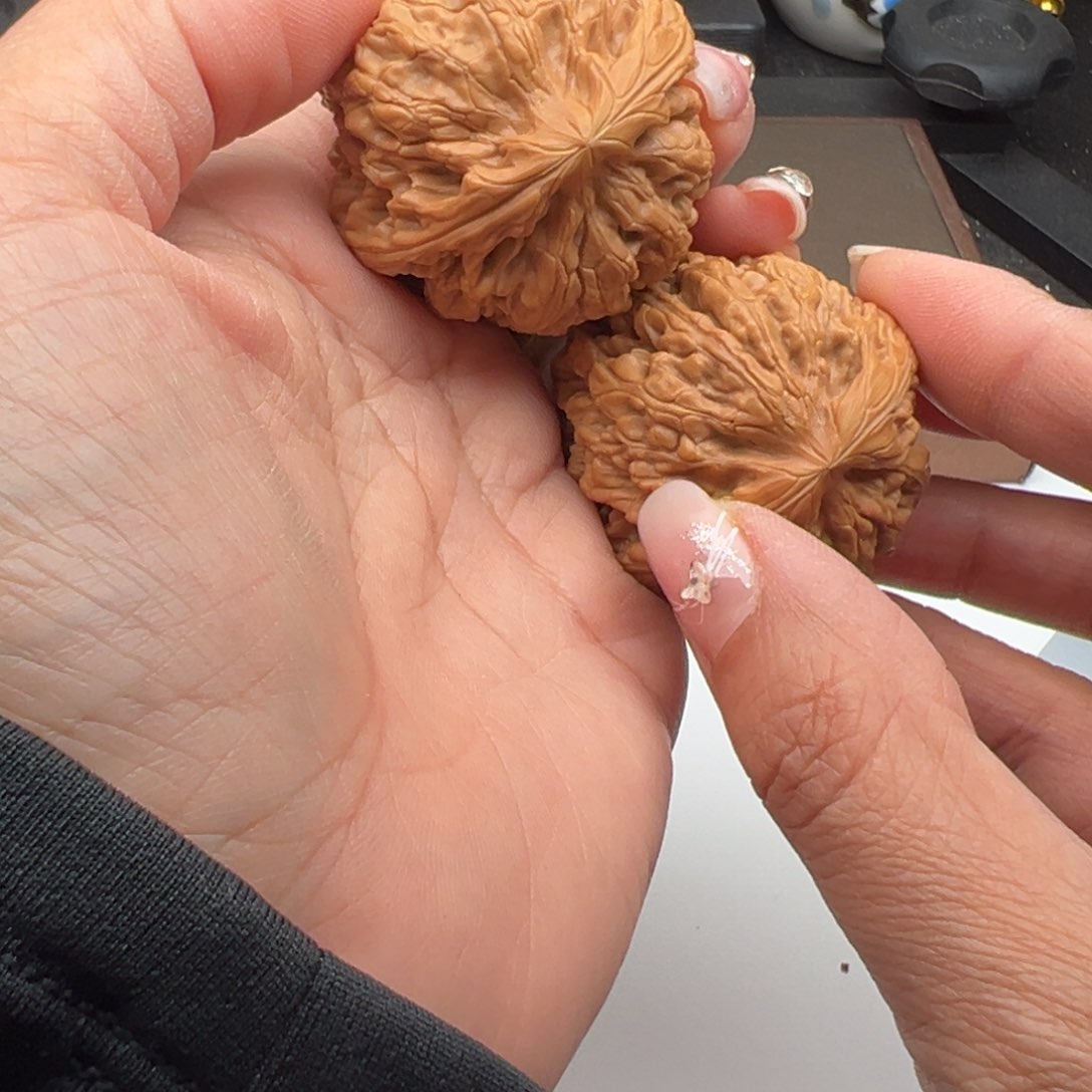 文玩核桃把件红锦鲤42 