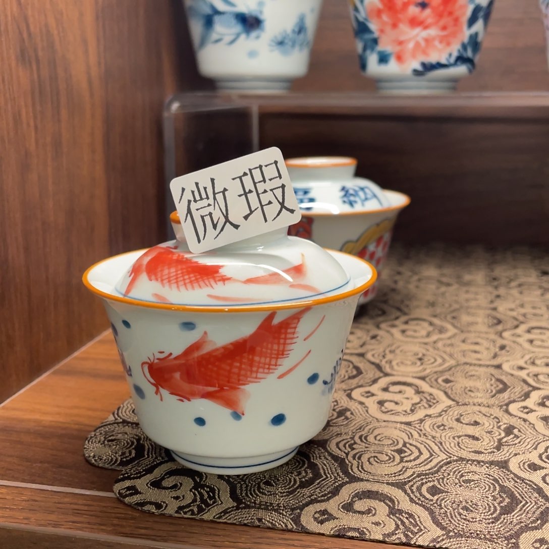 有瑕釉下彩纯手绘