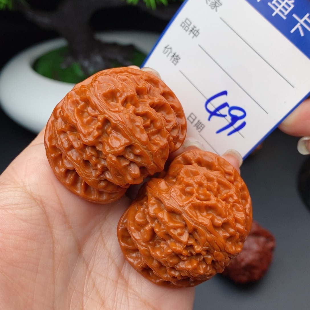 文玩核桃把件43苹果491