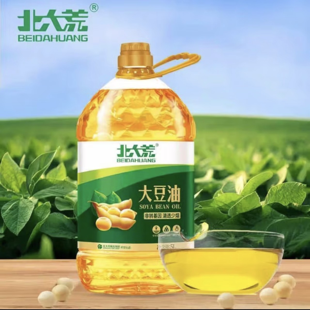 北大荒大豆油家用非转基因5L