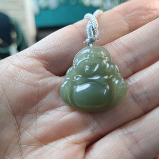 和田玉（青玉）未镶嵌颈饰