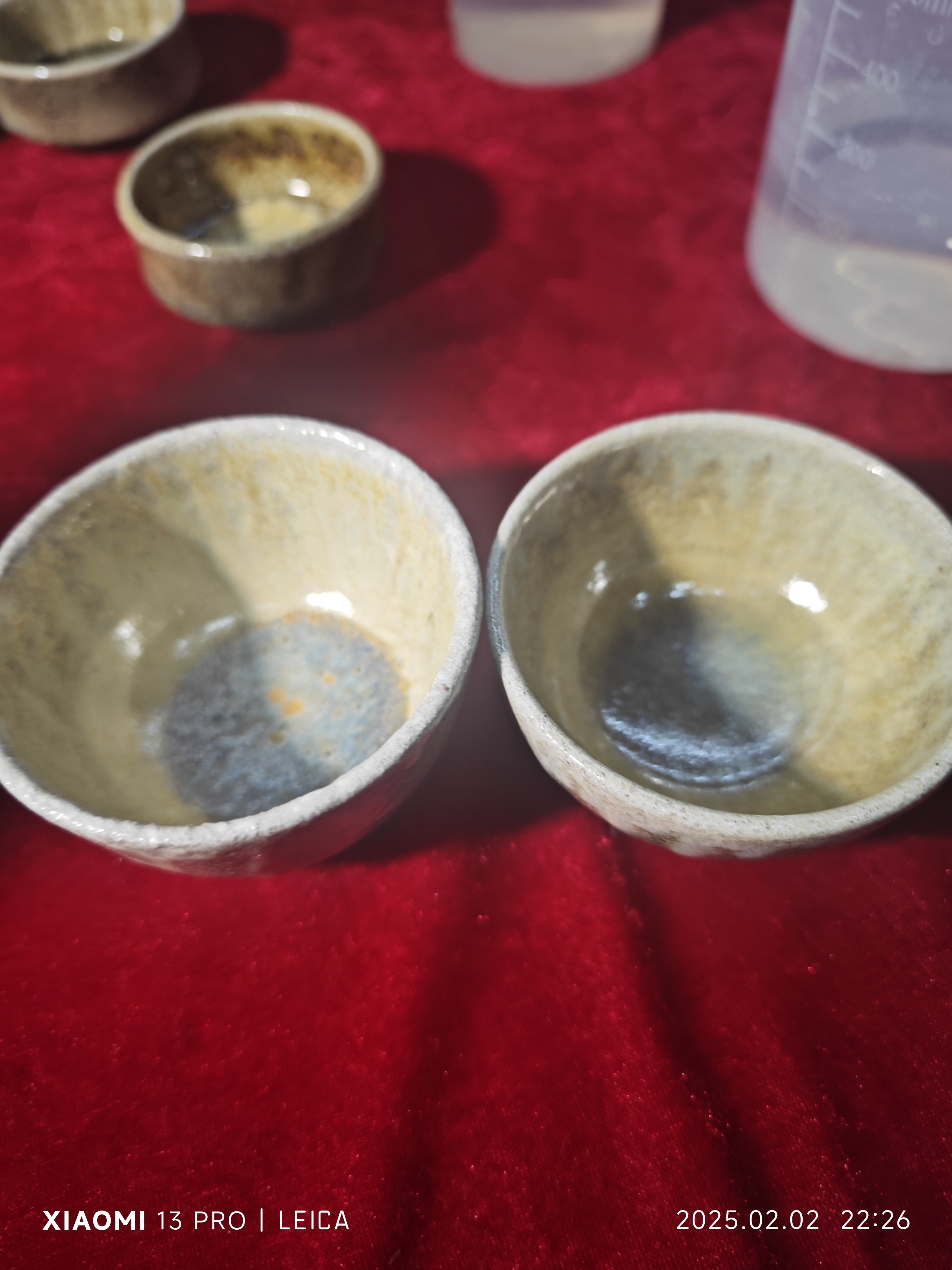 建水紫陶白泥柴烧杯