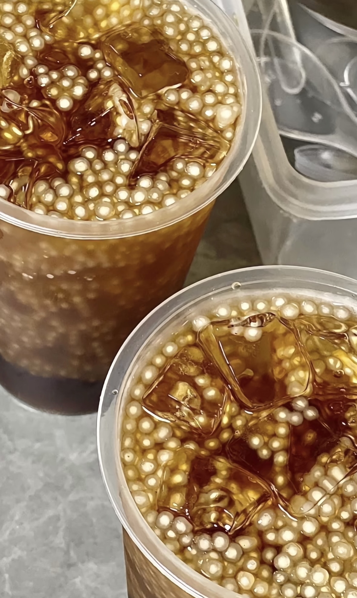 陆丰甲子特产凉仔正宗薯粉丸清凉好喝纯手工制作