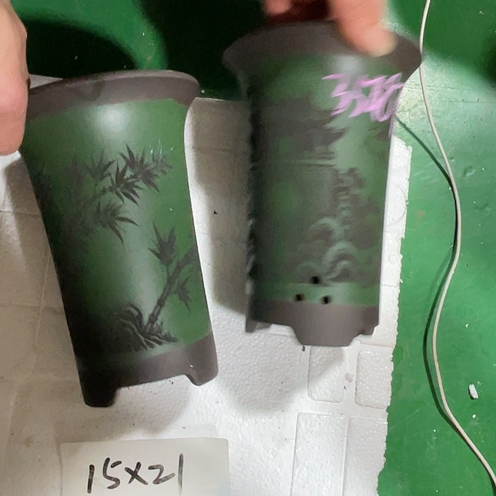 用***6花盆紫砂微瑕小号