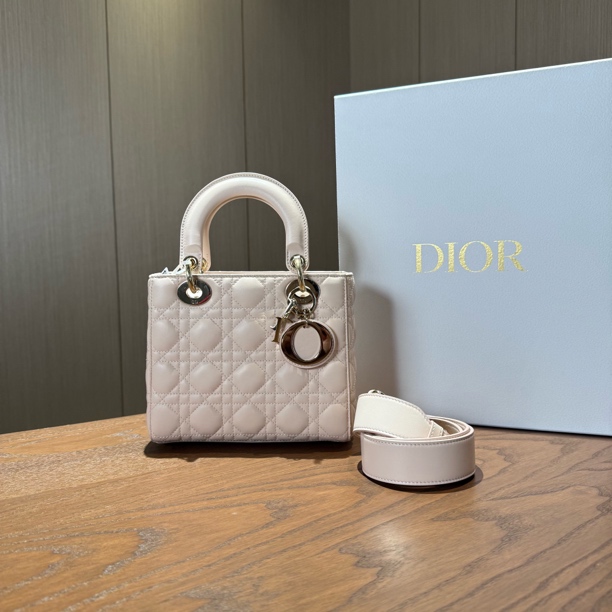 99新 DIOR/迪奥 Dior迪奥 四格戴妃手提包 尺寸20×17