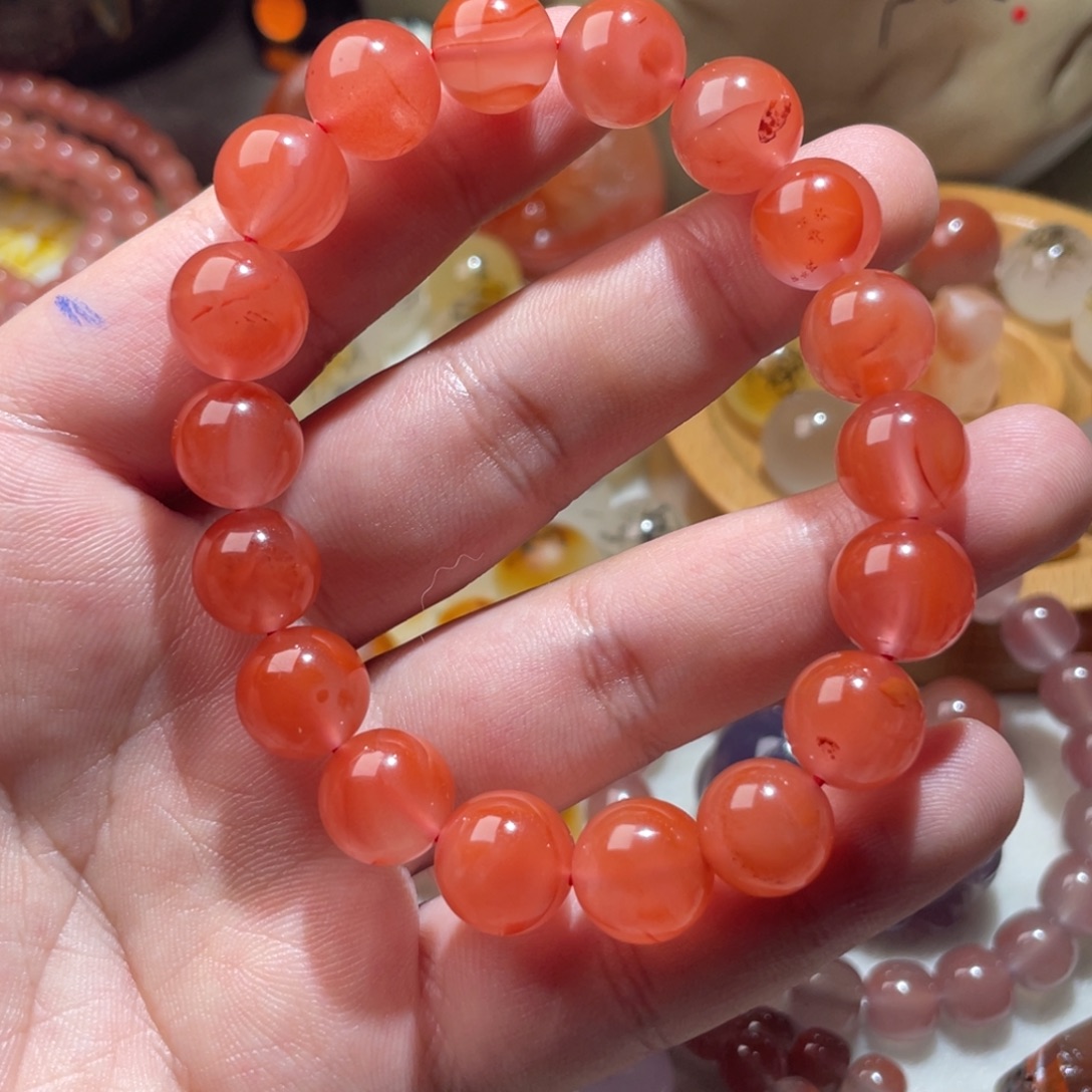 未镶嵌手串南红玛瑙