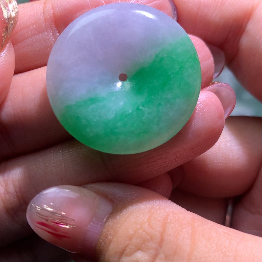 定制翡翠未镶嵌莲*说毛货