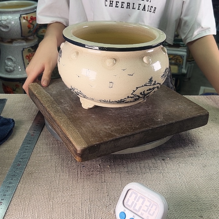 泳坤堂石湾盆陶瓷