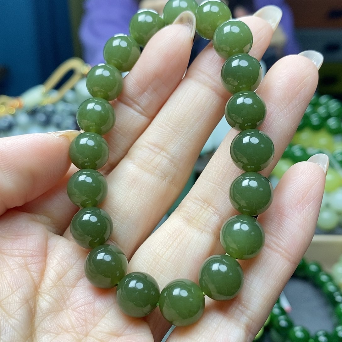 和田玉手链未镶嵌