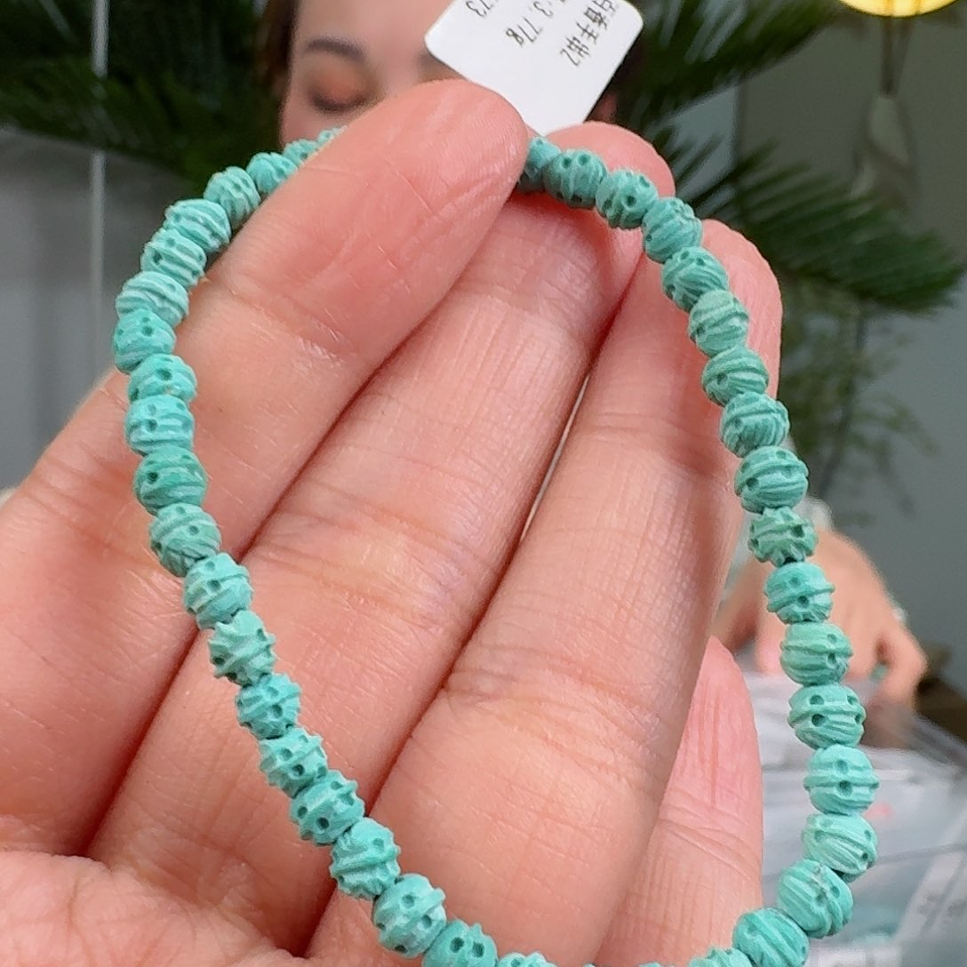 绿松石珠宝奇石未镶嵌