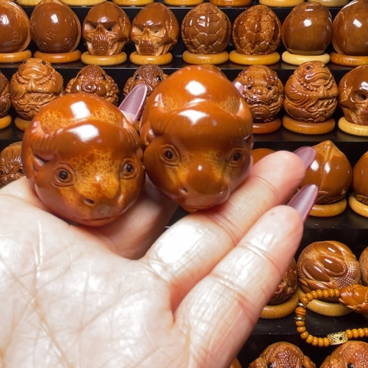 把件橄榄核橄榄雕刻