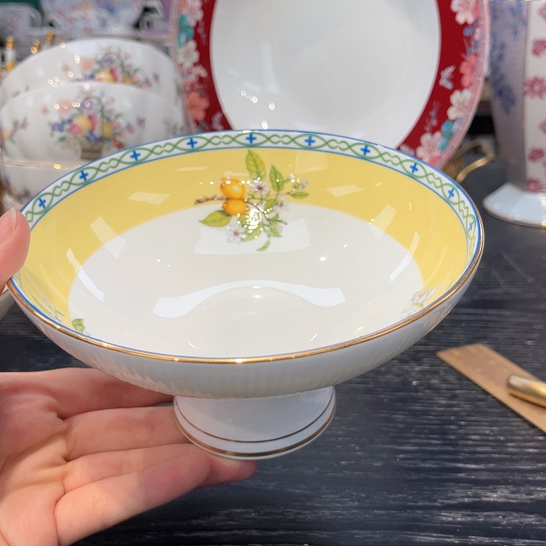 骨瓷水果盘———————