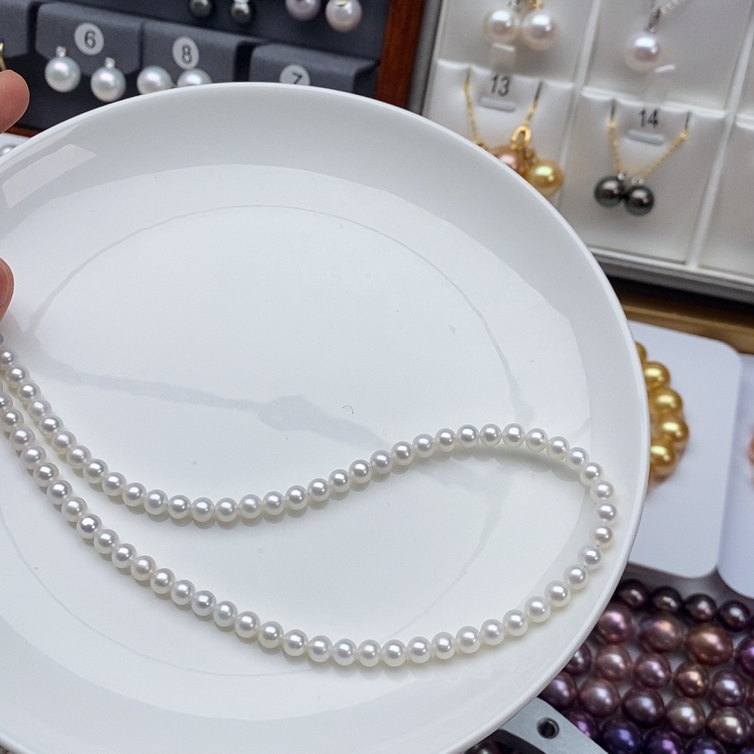 淡水珍珠颈饰合金