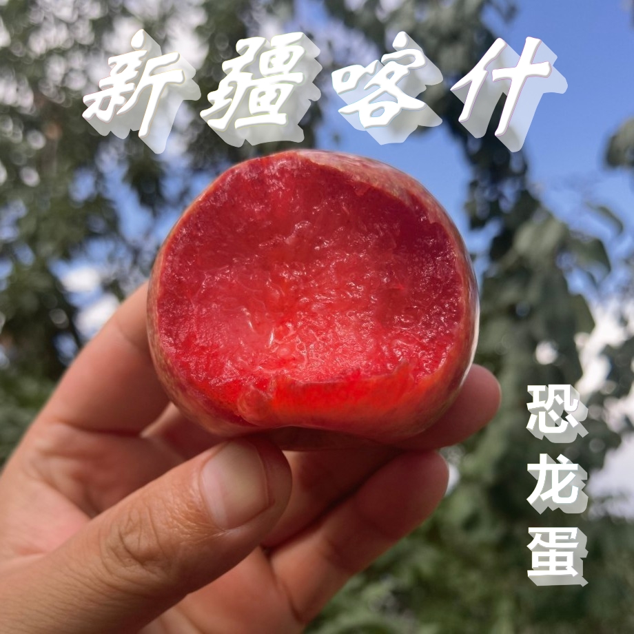 新疆喀什恐龙蛋风味杏李新鲜应季水果脆甜嫩多汁产地直发包邮
