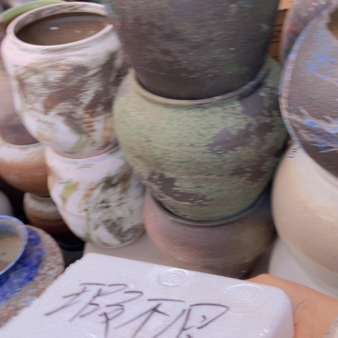 我***天景德镇精品花盆栽适