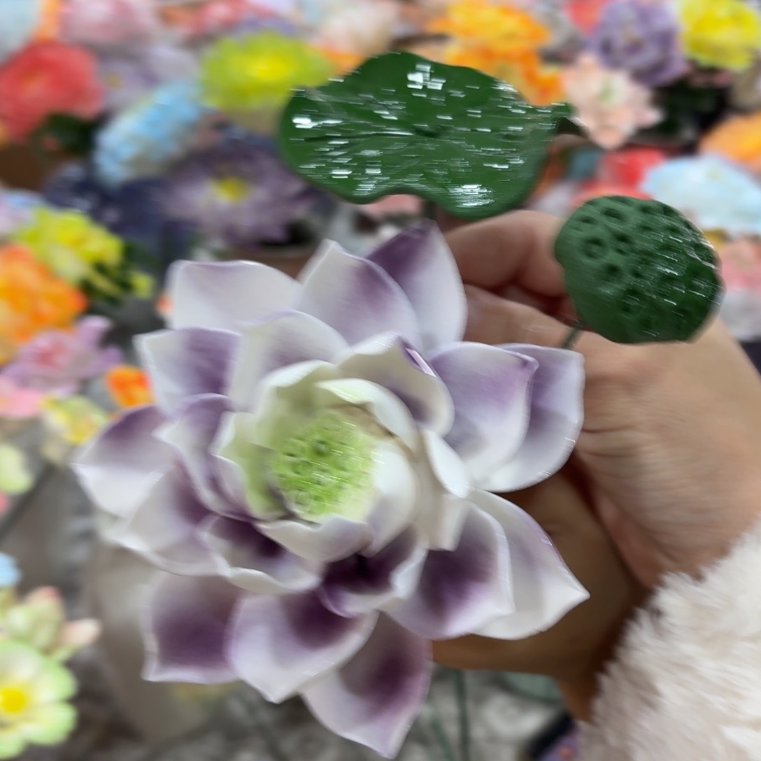 陶瓷花拍满20元发货退款的拉黑