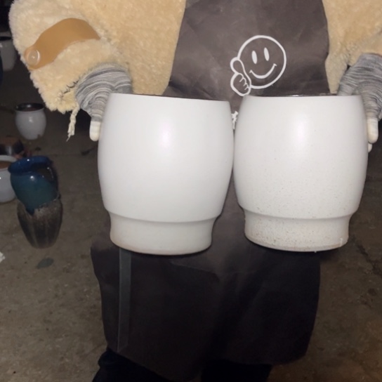 红陶口19高24瑕疵