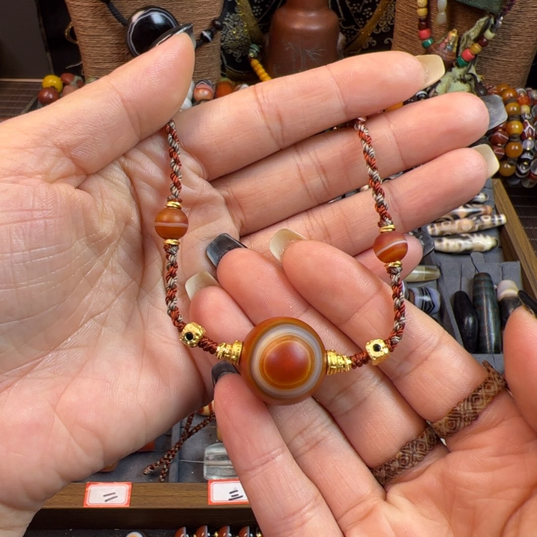 玛瑙/玉髓未镶嵌项链