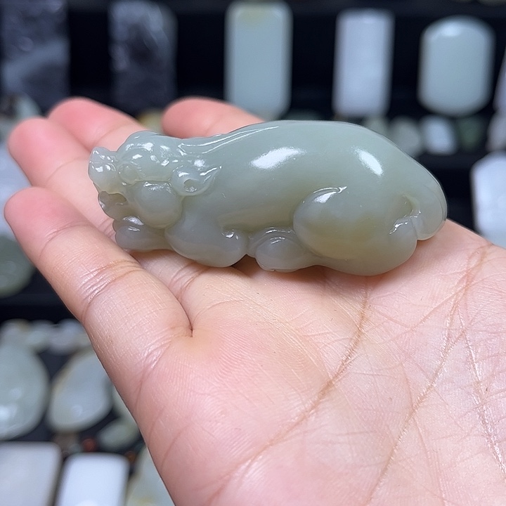 和田玉吊坠(不含链)未镶嵌