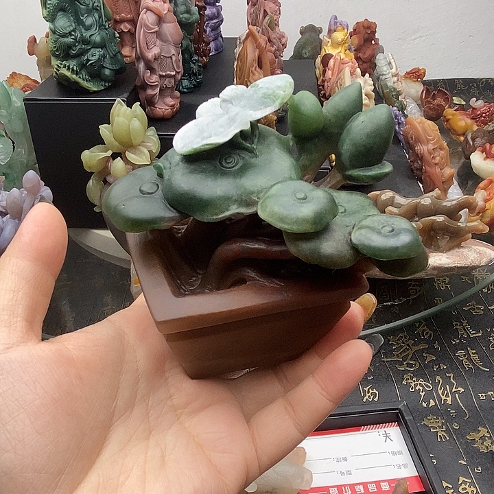石英质玉未镶嵌吊坠(不含链)