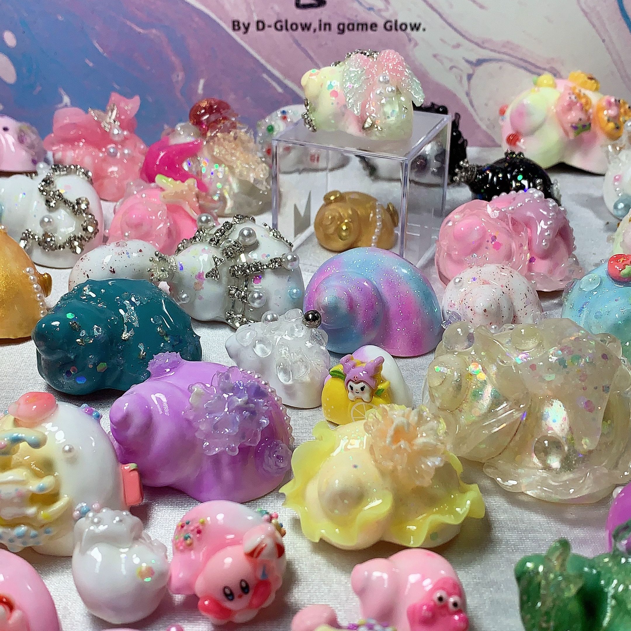 寄居蟹精品手工壳寄居蟹替换壳diy夜光款卡通款仙仙款好看款