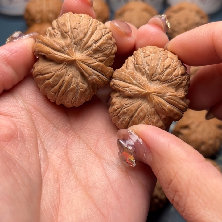 文玩核桃把件36陨某石元宝