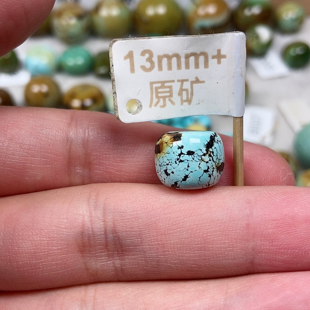 未镶嵌绿松石珠宝半成品