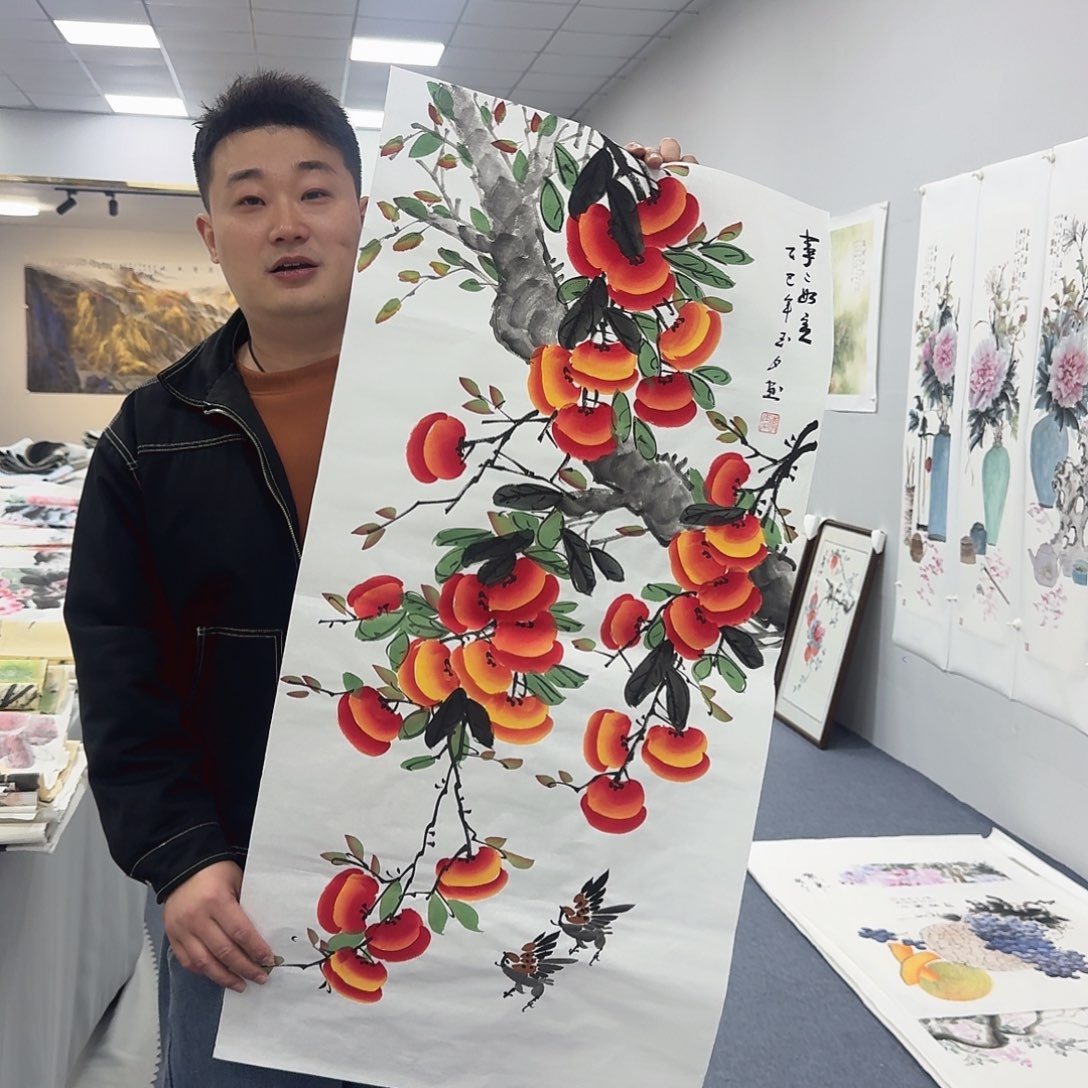 国画国画作品宣纸纯手绘